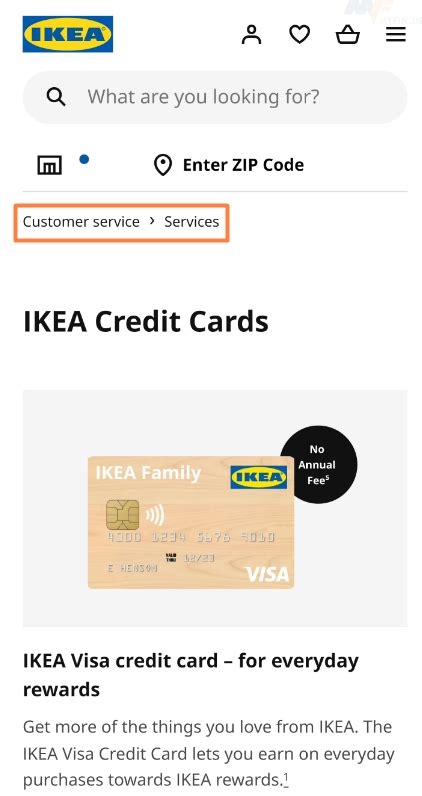 ikea credit card score.